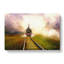 Steam Train Upon The Tracks In Abstract - Wrapped Canvas-55339782