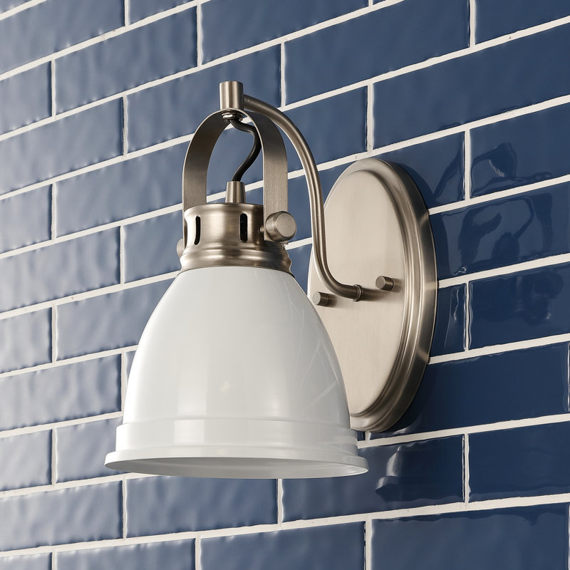  Éclairage pour meuble-lavabo Lejuan, Blanc, Nickel, 1