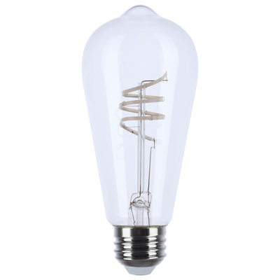 Deena 6W ST19 LED Clear Bulb - 3000K
