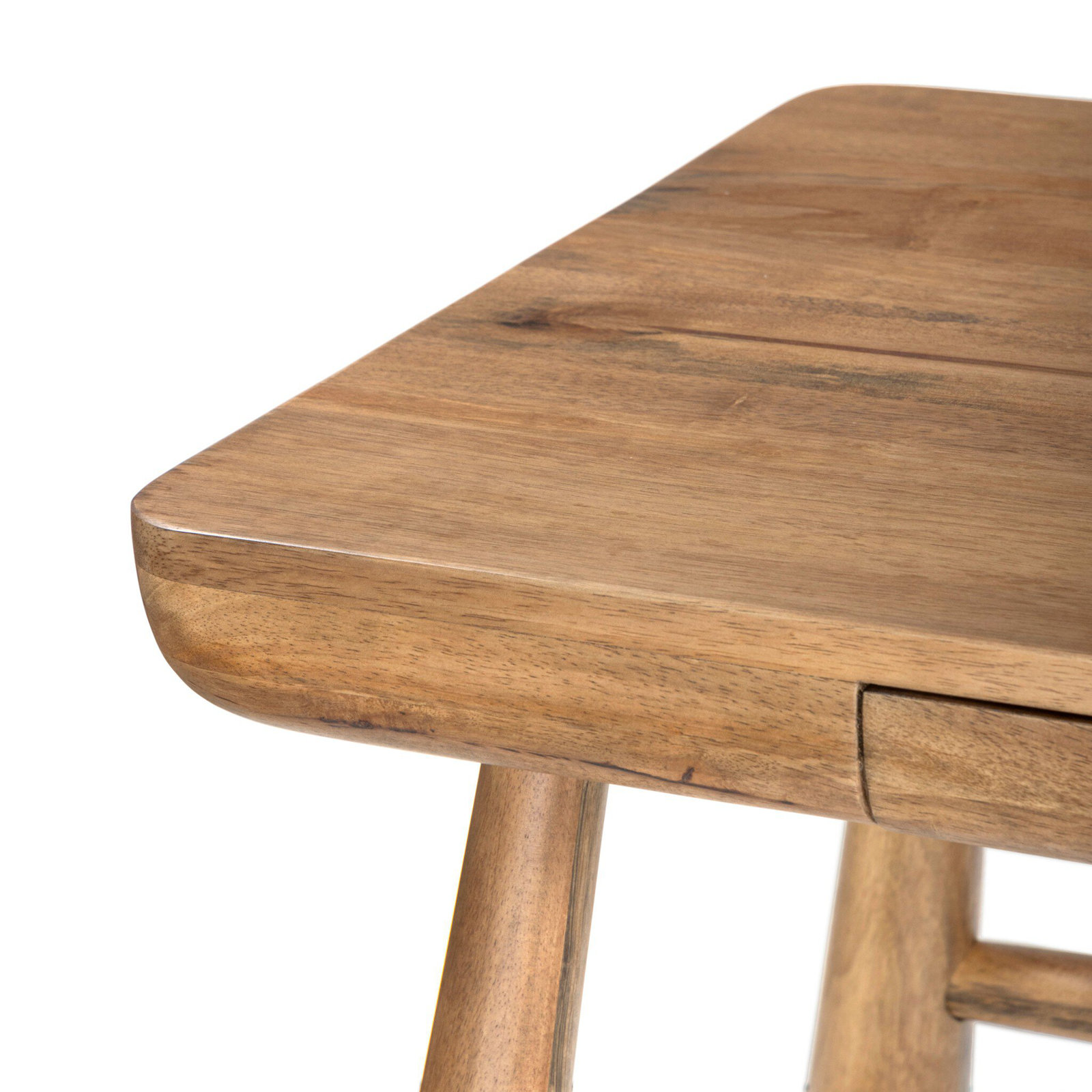 Minza Writing Desk, Light Brown