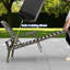 Chaise longue d'extérieur en aluminium Cheshire-966873895