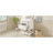 24'' Bathroom Vanity With Ceramic Sink, Bathroom Storage Cabinet With Open Shelf , Retro Design Bathroom Cabinet With 2 Drawers-1521871981