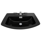 Soirée® Vitreous China Drop-In Bathroom Sink with Overflow