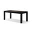 Table de salle à manger rectangulaire noire-1823317624