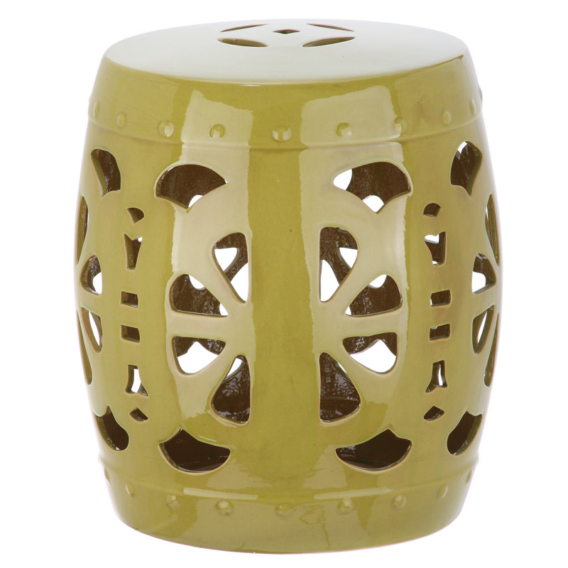 Tabouret de jardin Ceramic, Vert printemps