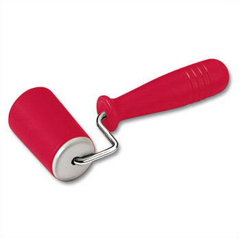 4,5cm Backform- und Teigrolle "Kaiserflex" aus Silikon in Rot