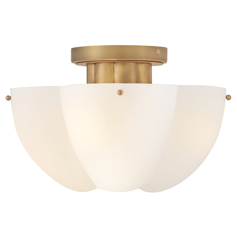 Hinkley becca medium semi-flush mount