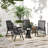 Outsunny Set Of 2 Patio Folding Chairs, Stackable Outdoor Sling Patio Dining Chairs With Armrests For Lawn, Camping, Dining, Beach, Metal Frame, No Assembly-1818534912