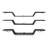 Wall Mounted LED Wine Rack 3-Tier Floating Wine Shelf with Light for Home, Bar, and Restaurant