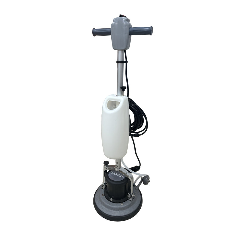 13" Multi-Purpose Commercial Floor Buffer Polisher Machine - Clean, Buff, and Polish with Ease Ideal for Carpets Too Includes Optional Solution Tank, 2 Brushes and 3 Scouring Pads
