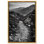 «Mountain Trail», impressions sur toile noires et blanches par Notoriart