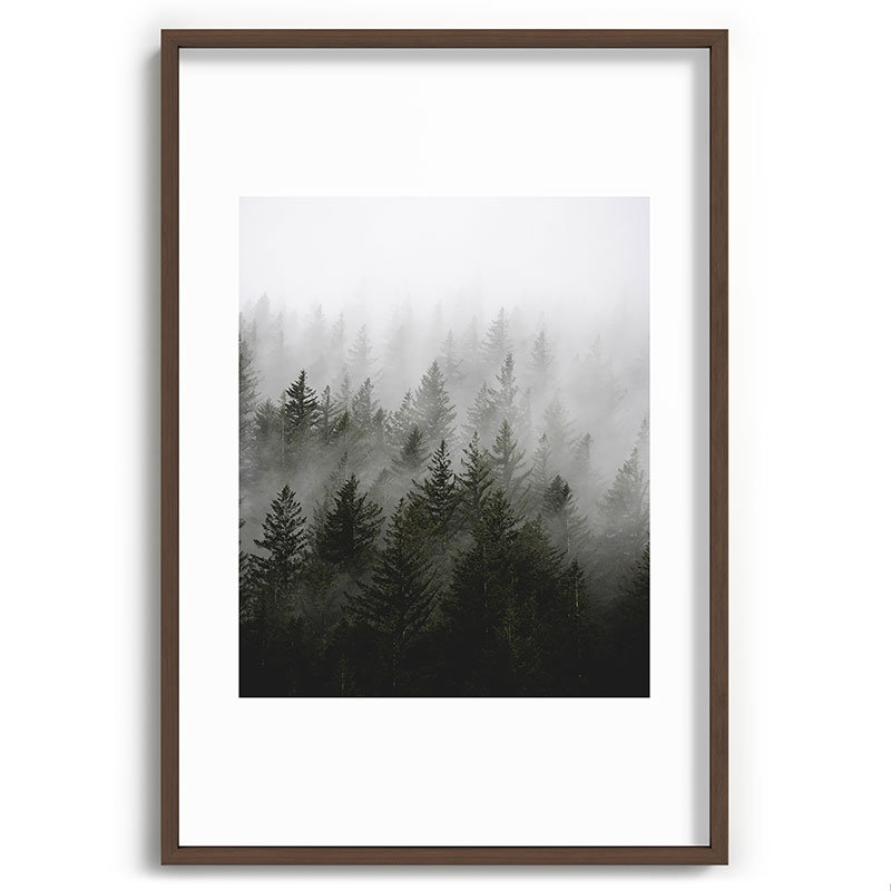 Loon Peak® Foggy Fir Forest, H 36 po x l 24 po