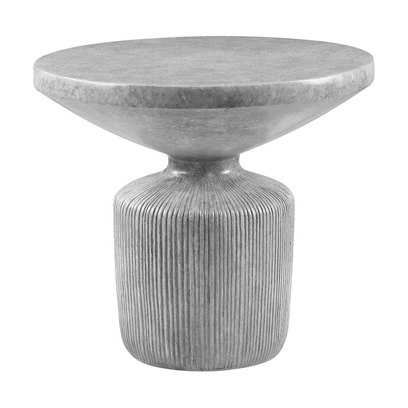End Table, Weathered Gray Finish