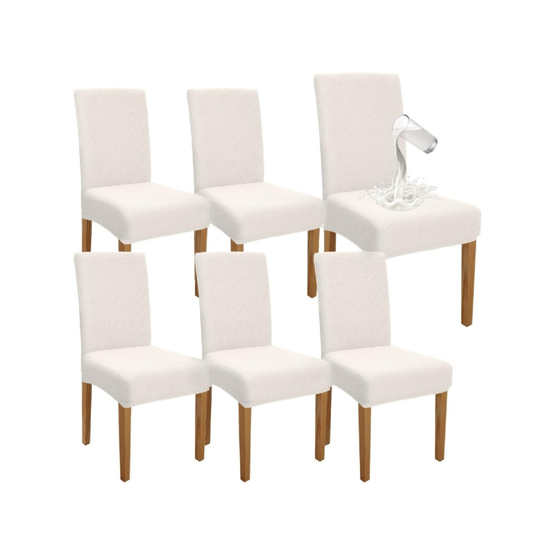Fabric Box Cushion Dining Chair Slipcover