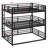 Metal Triple Bunk Bed With Safety Guardrails, Heavy-Duty Bunk Bed With Noise-Reduced Design