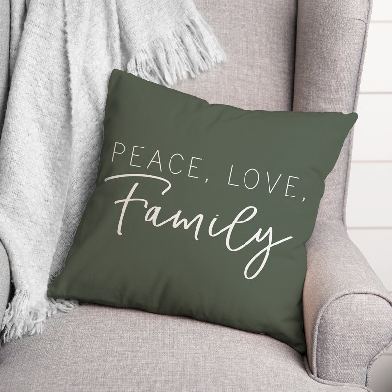 Coussin décoratif intérieur / extérieur en polyester , H 18 po x l 18 po, Sauge