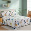 Ensemble de draps en coton imprimé à motif de dinosaures pour animaux de compagnie Marina