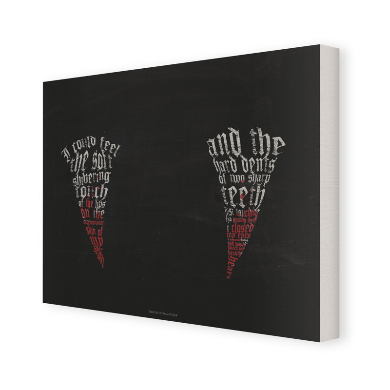 Bram Stoker - Wrapped Canvas Print, 45 cm H x 30 cm W x 5 cm D