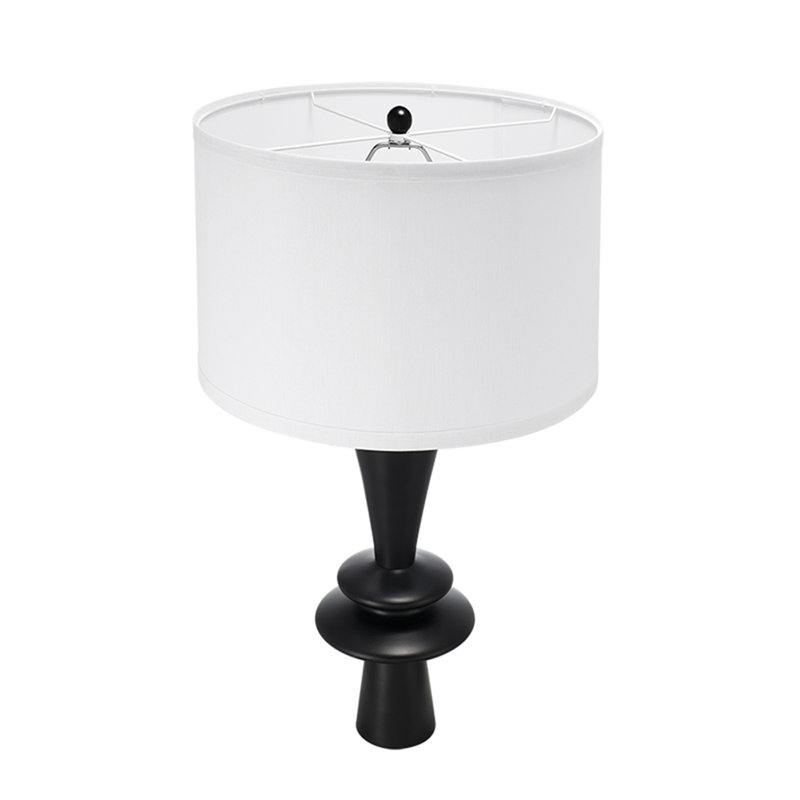 Lampe de table moderne au design minimaliste, Noir