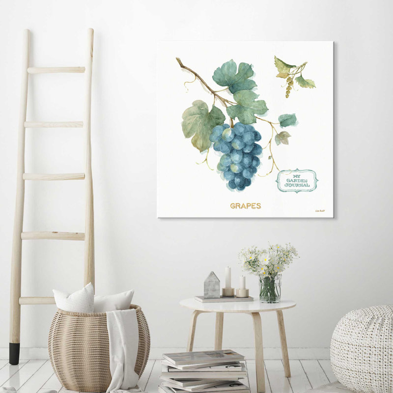 «My Greenhouse Fruit III», reproduction de peinture à l'aquarelle, H 28 po x l 28 po x P 1,5 po, Toile tendue