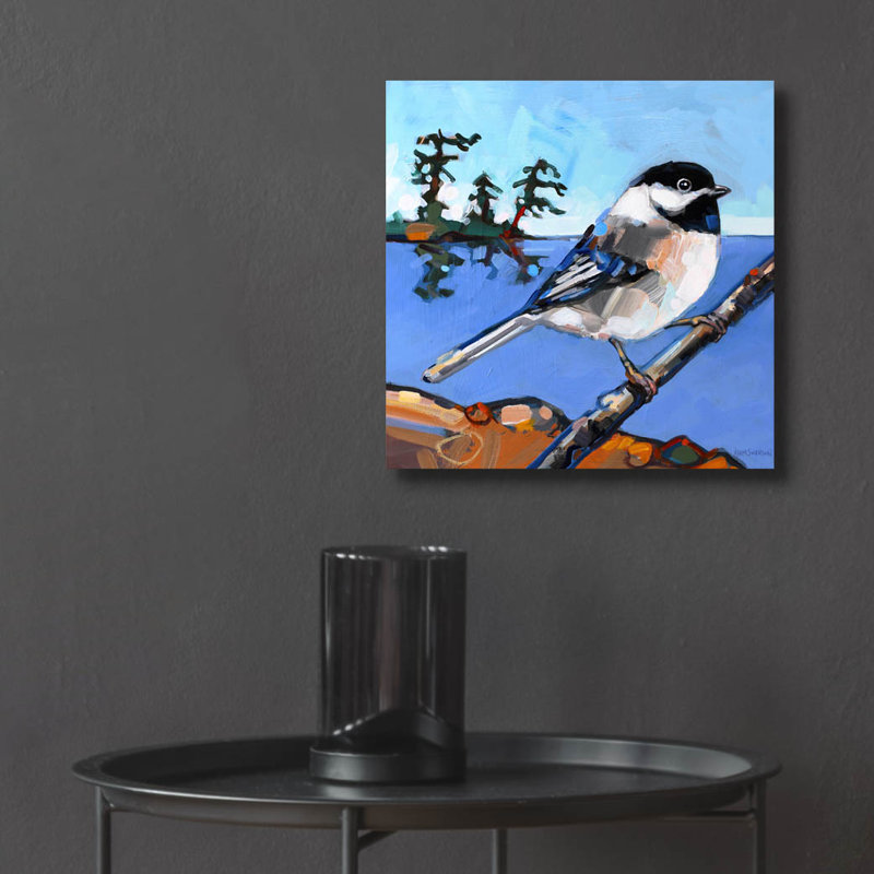 Art mural en verre Lark Manor ™ «Storm» par Adam Swanson, H 12 po x l 12 po x P 0,13 po