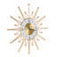 Horloge murale décorative en forme de tournesol pour salon