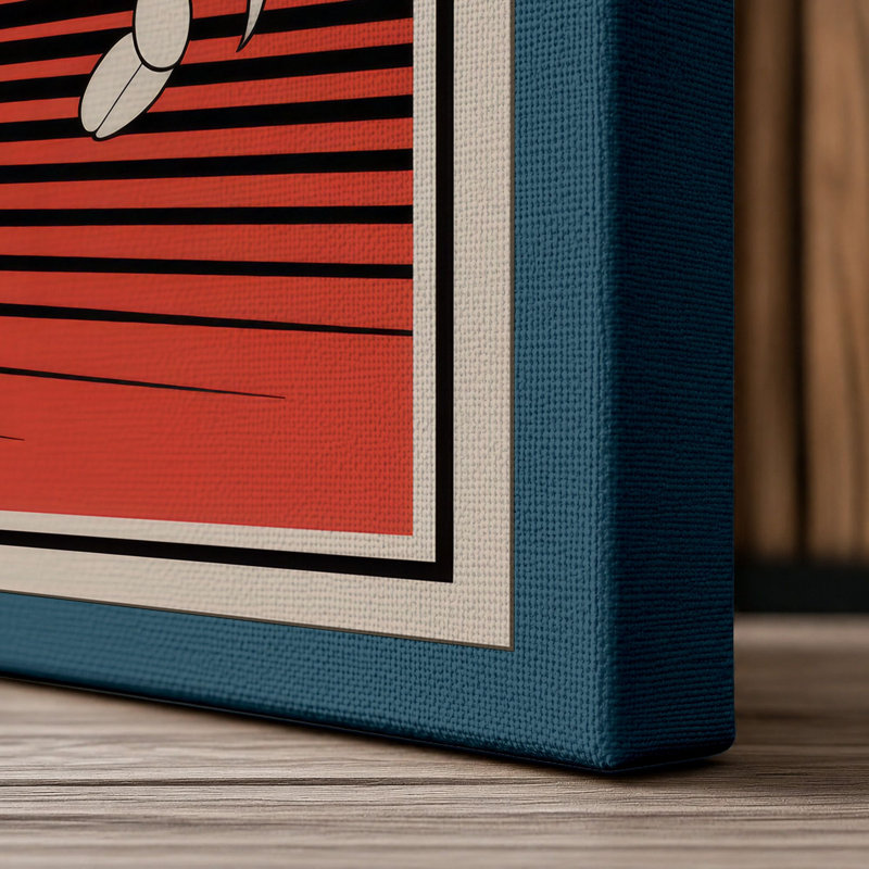 Print, 36x24 - 91.4 x 61.0 cm, Teal Border