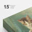 Illustration rétro de chaton endormi, images de chambre de bébé, impression sur toile encadrée, impression numérique.-1630035294-1630035290