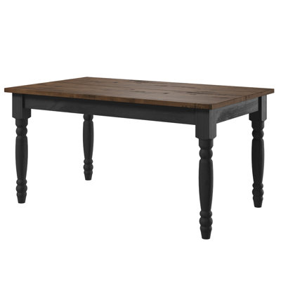 Wood Dining Table Black | Furniture Dash