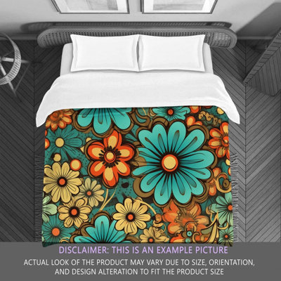 Polyester Floral Comforter