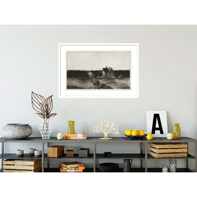 American landscape by Edward Hopper -Framed Giclee Print