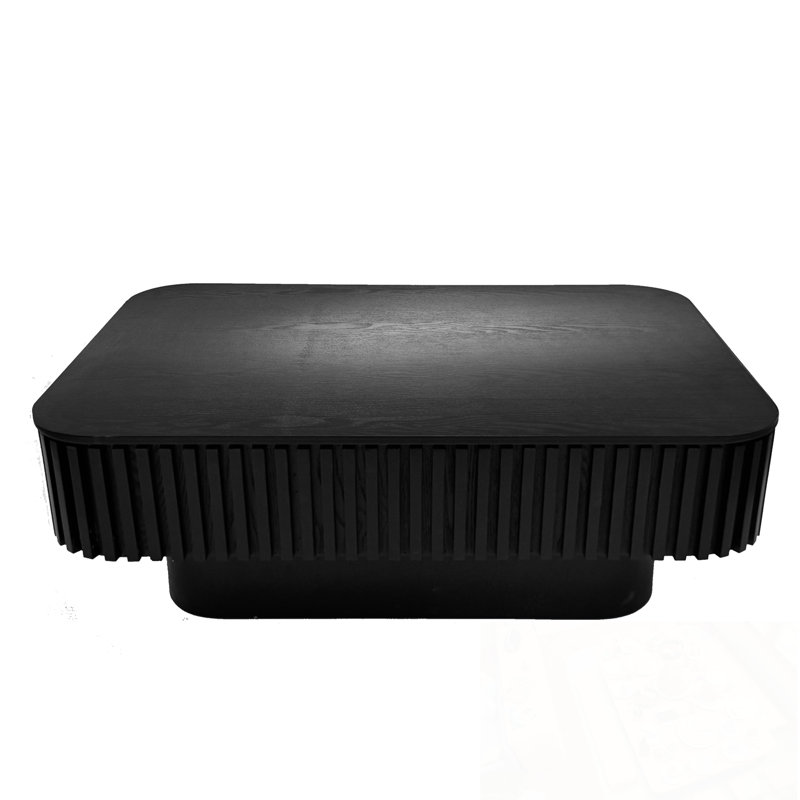 Kelesia relevable avec rangement et hauteur réglable, Noir