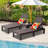 Shawhin Outdoor Metal Chaise Lounge