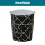 JVL Polypropylene WITH SILVER METAL TRIM ON TOP Decorative Bin