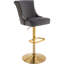 Tabouret de bar rotatif à hauteur réglable avec structure en métal Jiar -1192230942-1192319092