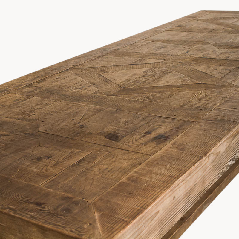 Mateyka Pine Solid Wood Dining Table, 78" H x 100" W x 300" L