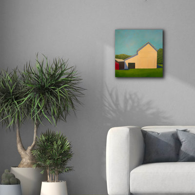 'Homestead Barn 8' by Carol Young Canvas Wall Art, 18" x 18"