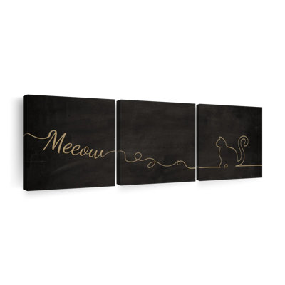 «Meow Cat», reproduction sur toile