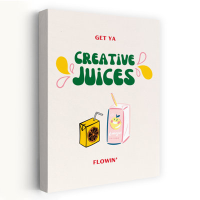Contemporary Art Colourful Modern Playful Art