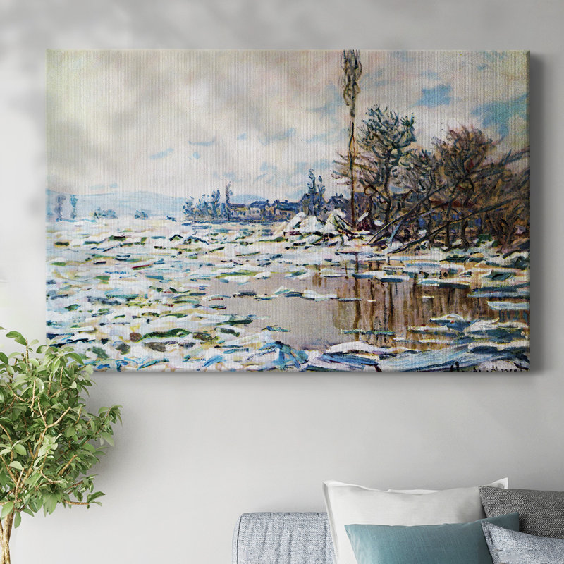 Toile tendue Break Up of Ice par Monet-Gallery, H 24 po x l 36 po