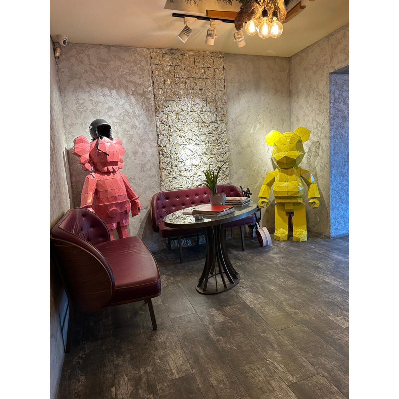 Statue d'ours - XL, XL, Yellow