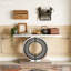 Table console avec miroir et miroir