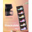 Shoe Boxes Set Of 8, Stackable Shoe Organisers With Doors, 33 X 28.5 X 19.2 Cm, Fits Shoes Up To UK Size 11, Transparent Black-578685671