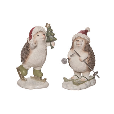 Ensemble de 2 figurines en résine 6 po