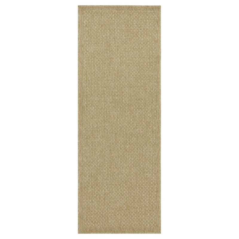 Durable Polypropylene Flatweave Rug For Indoor & Outdoor Spaces - Natural Style For Entryways & High Traffic Areas