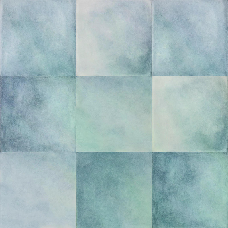 6" x 6" Solid Vinyl Peel and Stick Mosaic Tile
