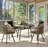 Lavette 4 - Person Patio Dining Set with Round Table , Cushions Included-1981539226