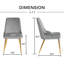 Chaise de salle à manger en velours Melynnie-707056959