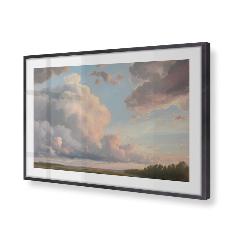 «Peaceful Dusk Cloudscape», Zinc patiné, H 12,25 po x l 15,25 po