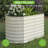 Weatherproof Green Galvanized Metal Raised Garden Bed – Outdoor Planter Box, Rust-Resistant, Durable 0.6mm Steel, Tool-Complimentary Setup, Safe Edging – Vegetables, Herbs & Flowers-898565917